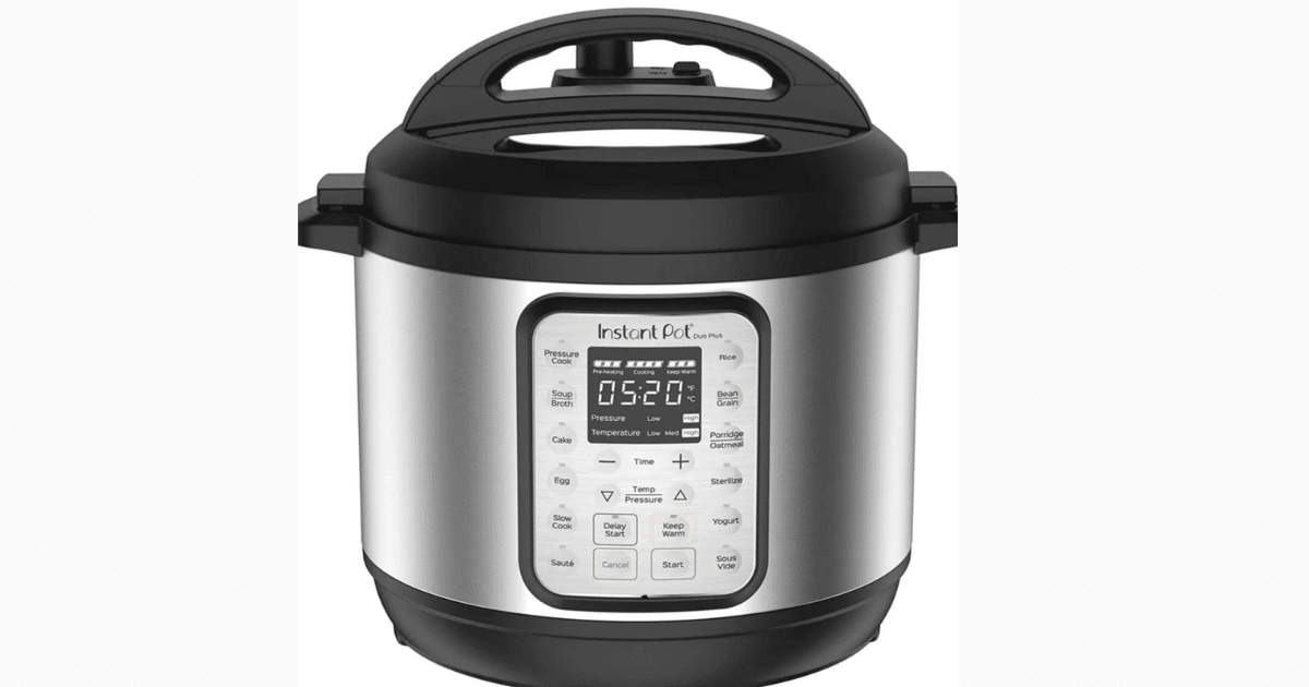 Instant pot for your new plan to save time